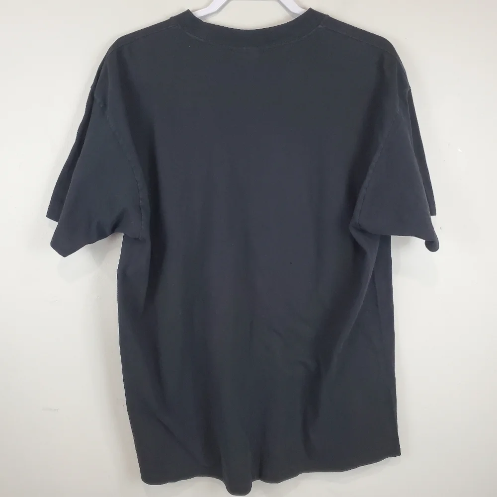 Vintage 90s Planet Hollywood Black T Shirt Size XL Cotton Single Stitch USA Made - Picture 4 of 6